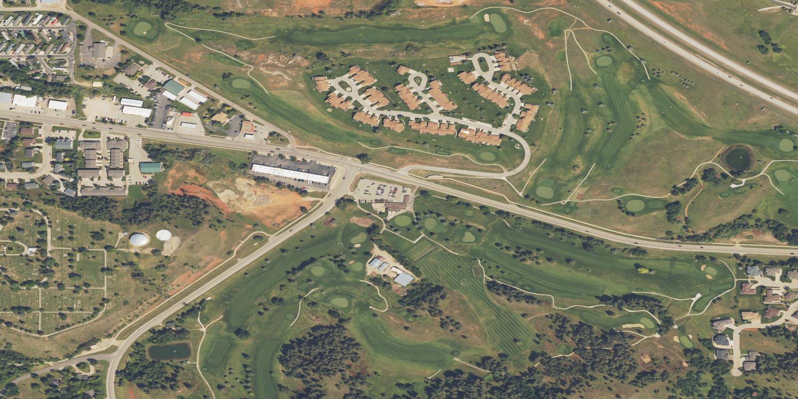 Satellite view of Spearfish Canyon Country Club