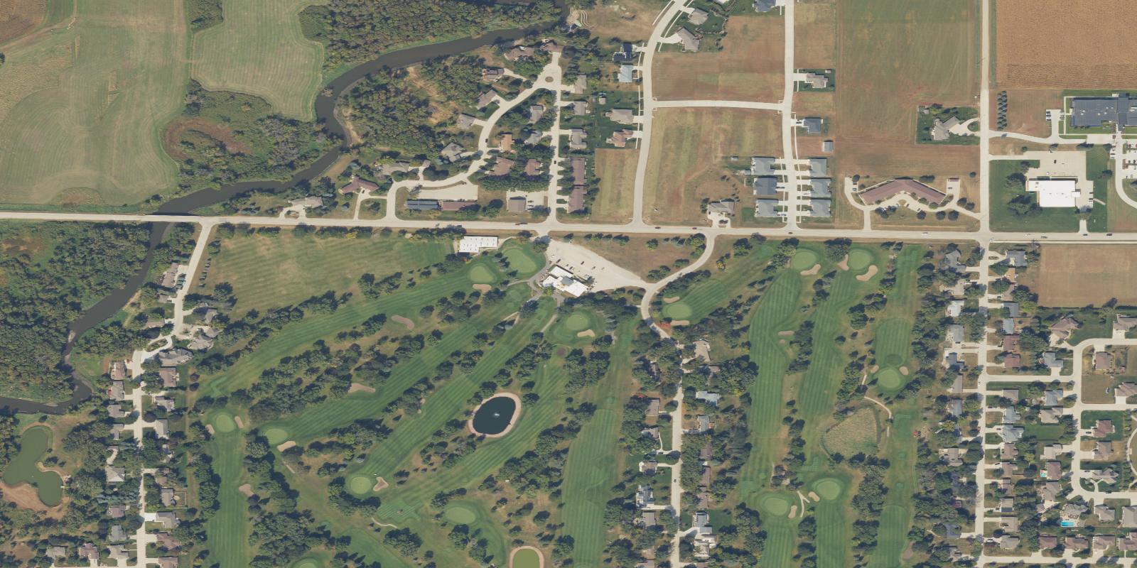 Satellite view of Spencer Golf & Country Club