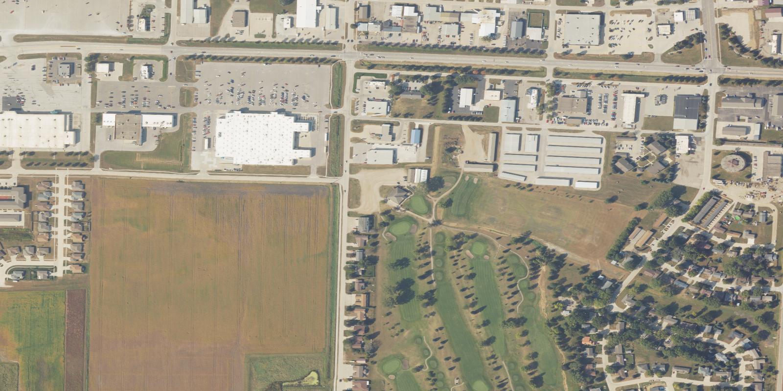 Satellite view of Spencer Municipal Golf Course