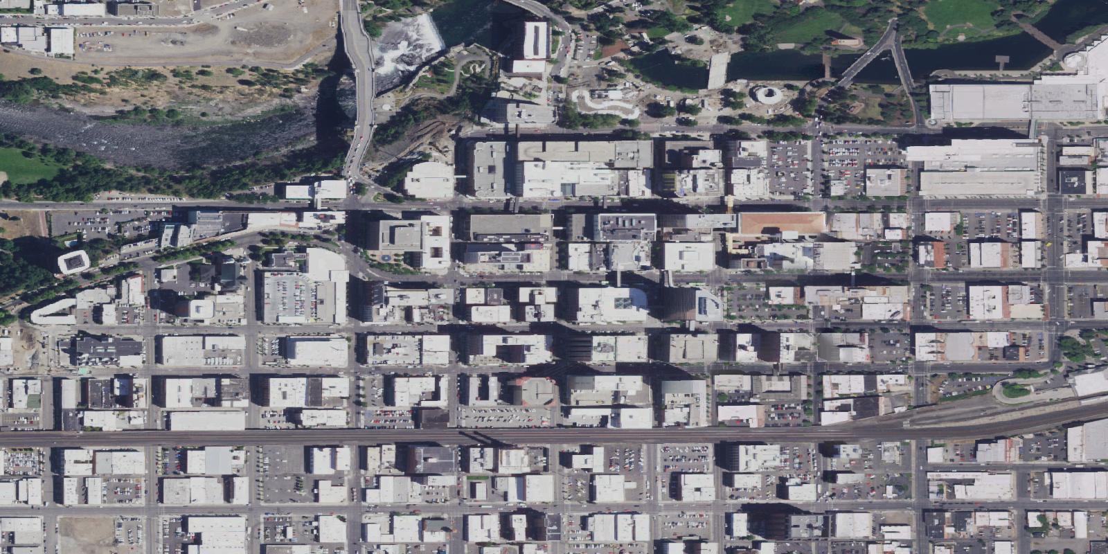 Satellite view of Spokane Country Club