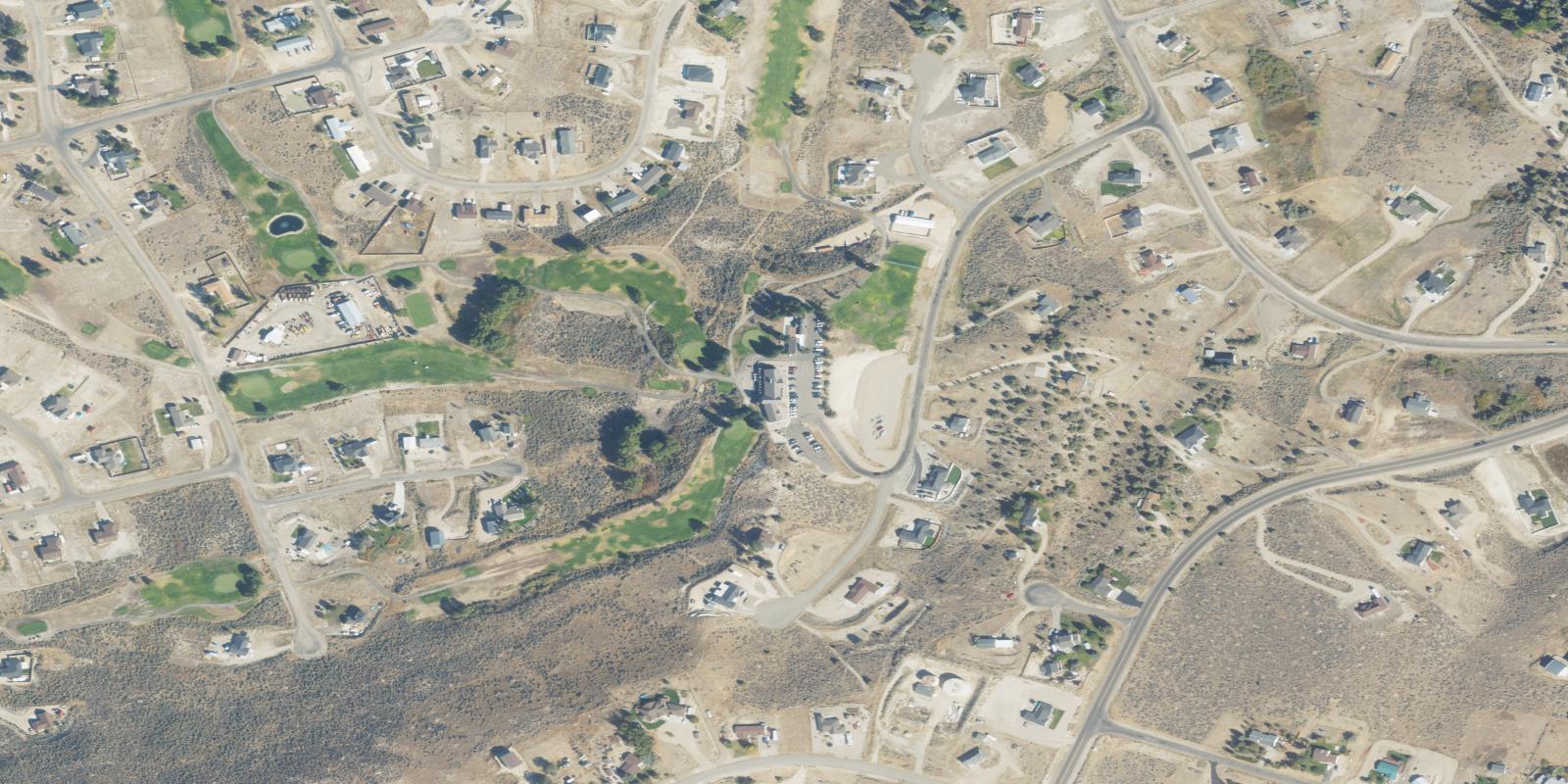 Satellite view of Spring Creek Golf Course