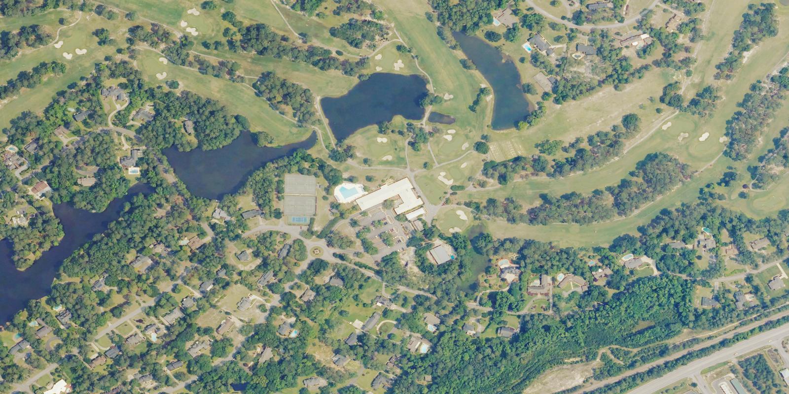 Satellite view of Spring Valley Country Club
