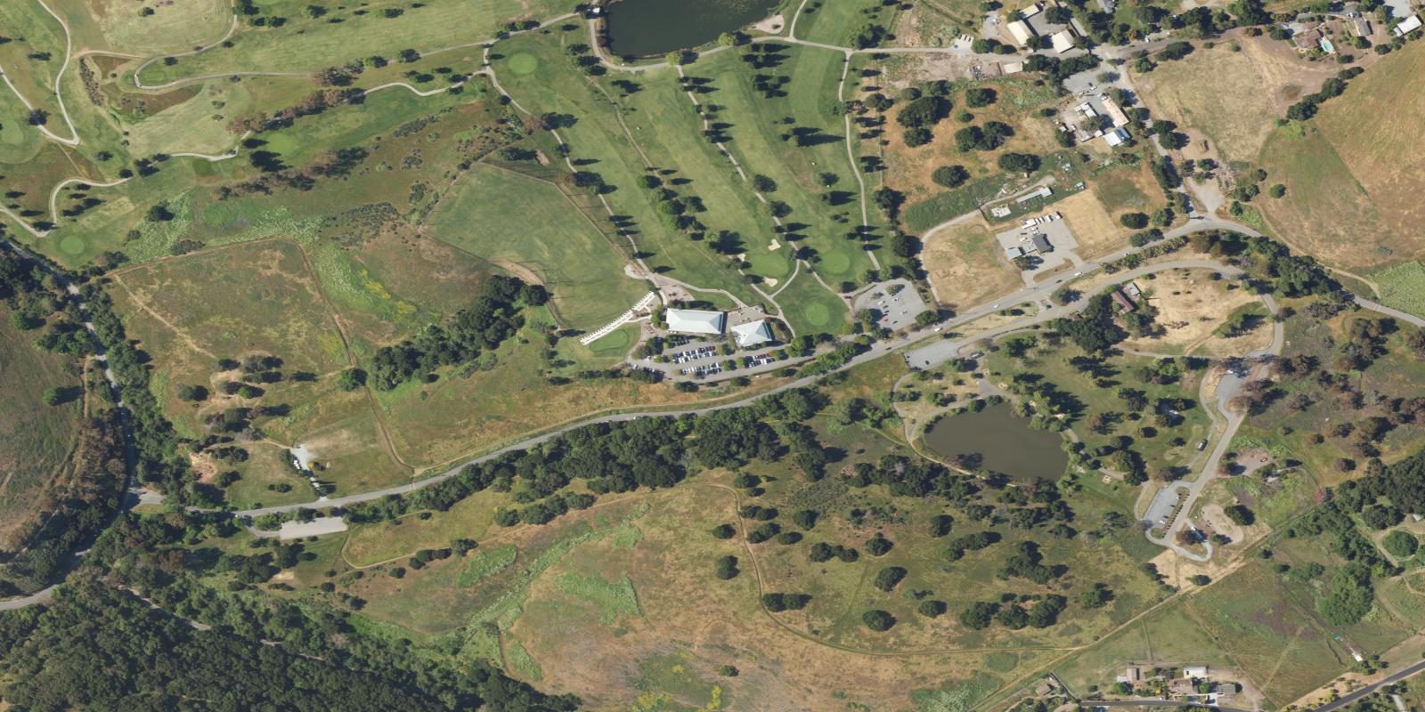 Satellite view of Spring Valley Golf Course