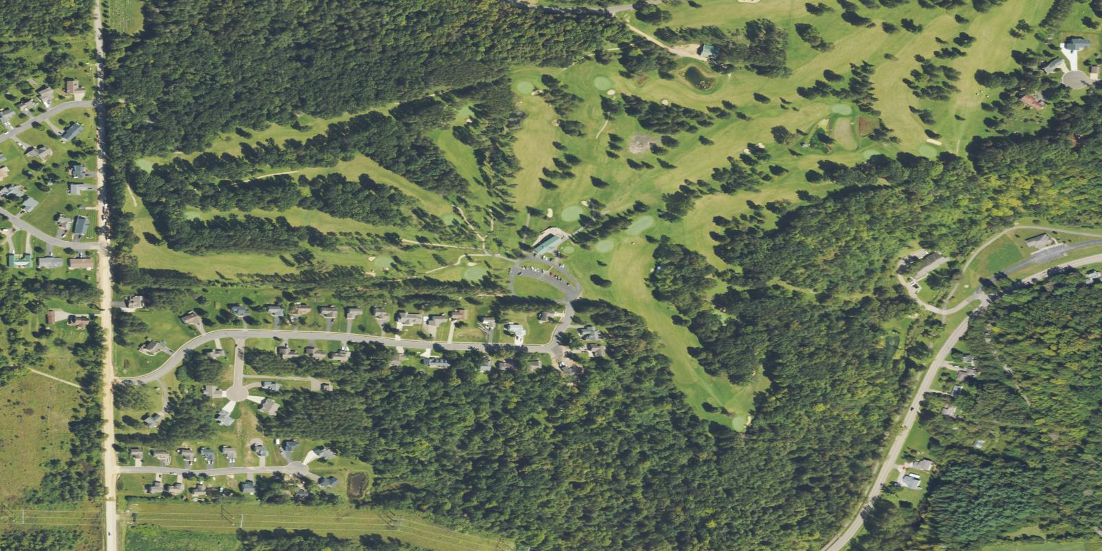 Satellite view of Spring Valley Golf Course