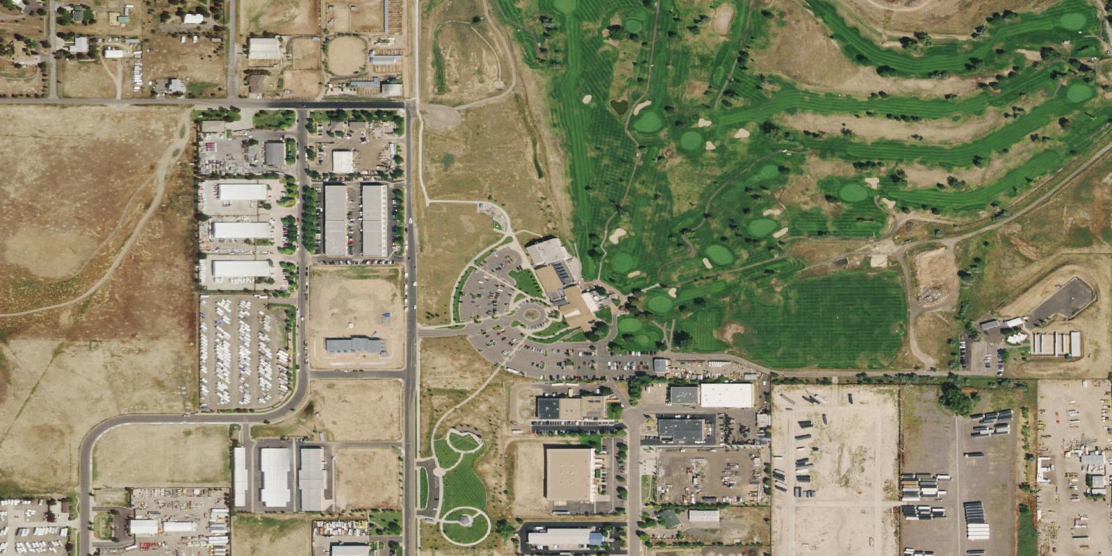 Satellite view of Springhill Golf Course