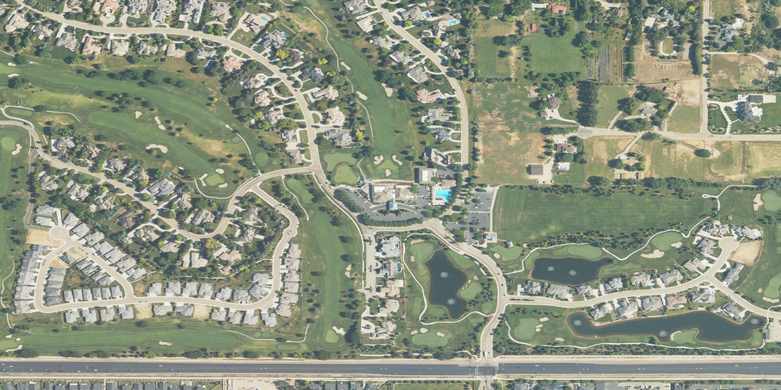 Satellite view of SpurWing Country Club