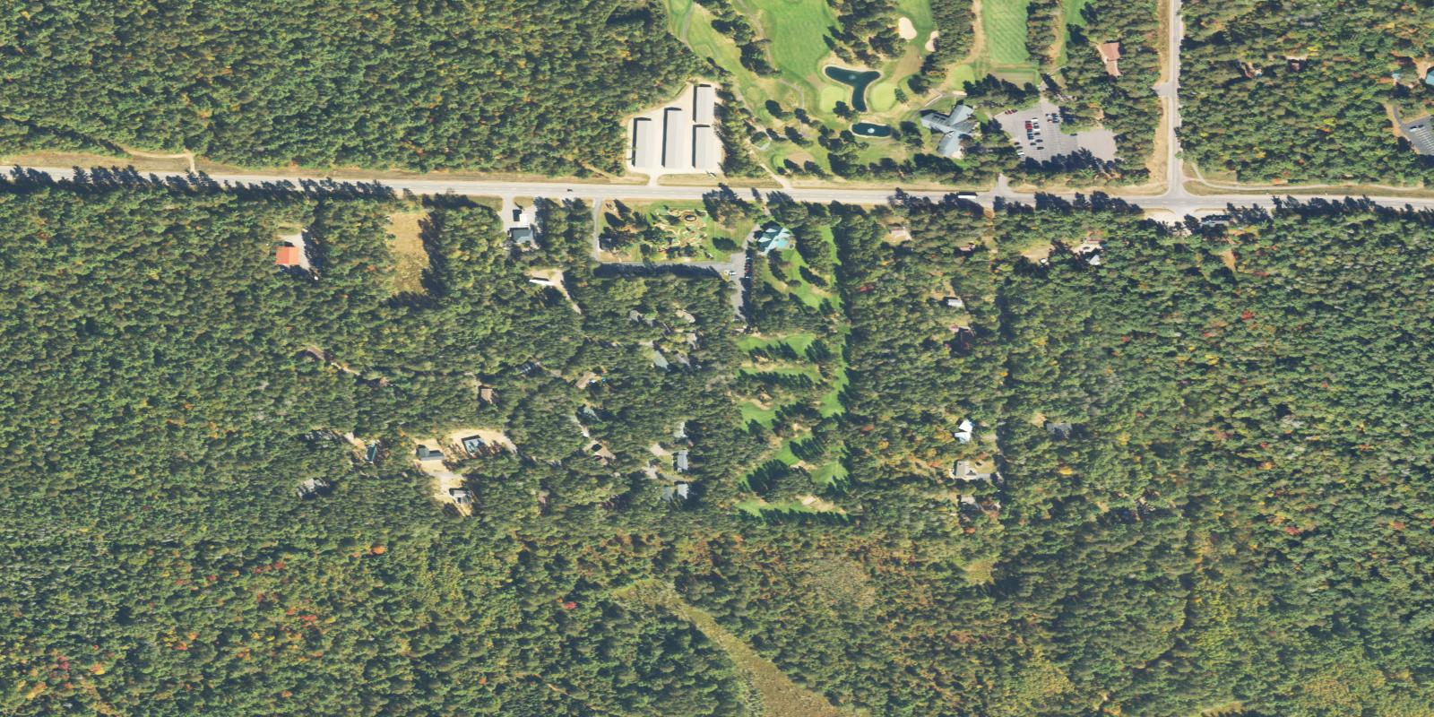 Satellite view of St. Germain Golf 9 Hole