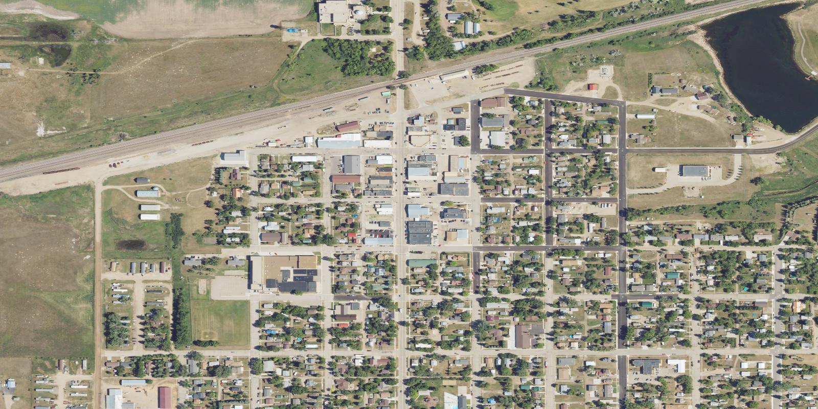 Satellite view of Stanley Country Club