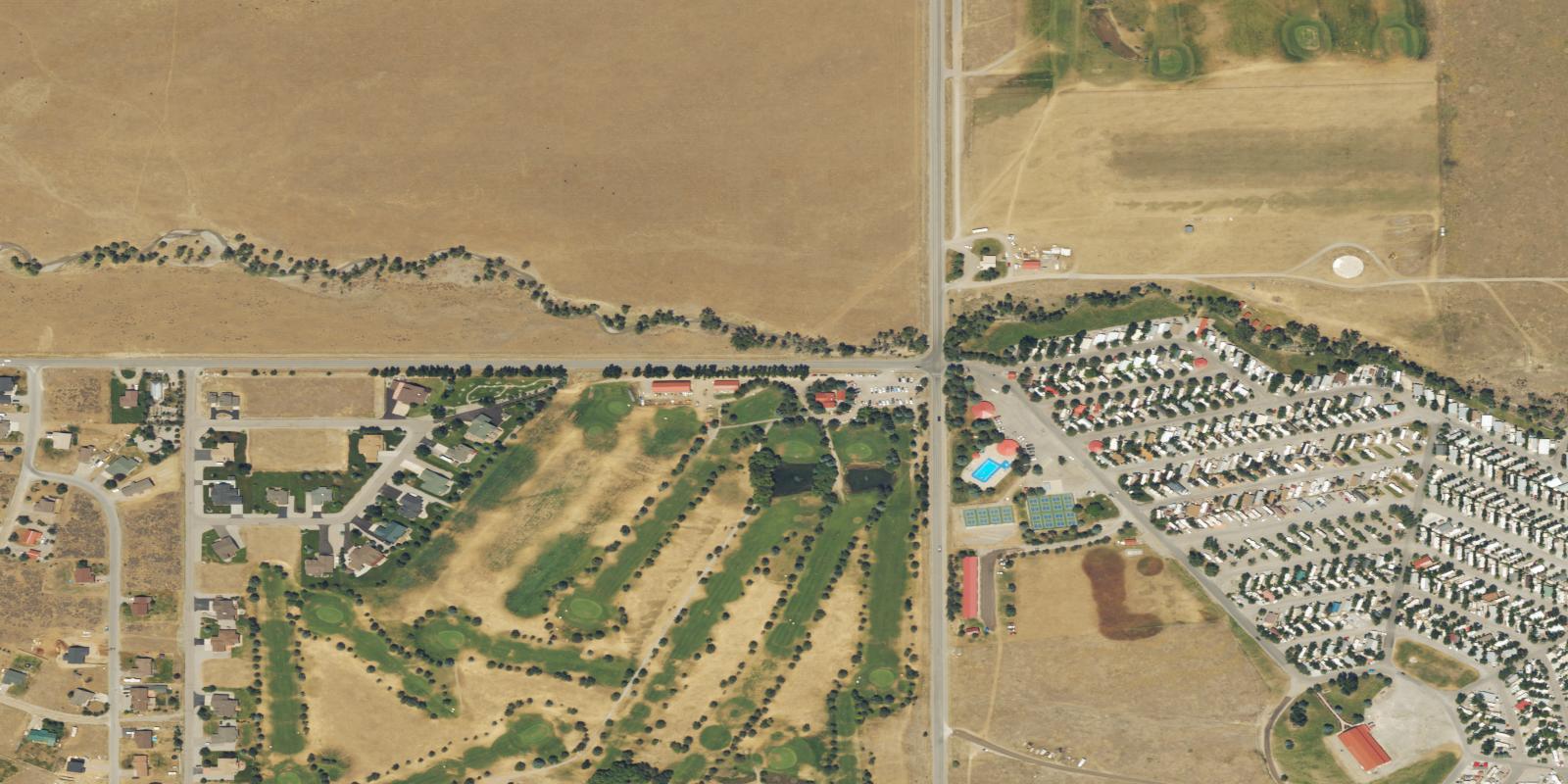 Satellite view of Star Valley RV Golf Course