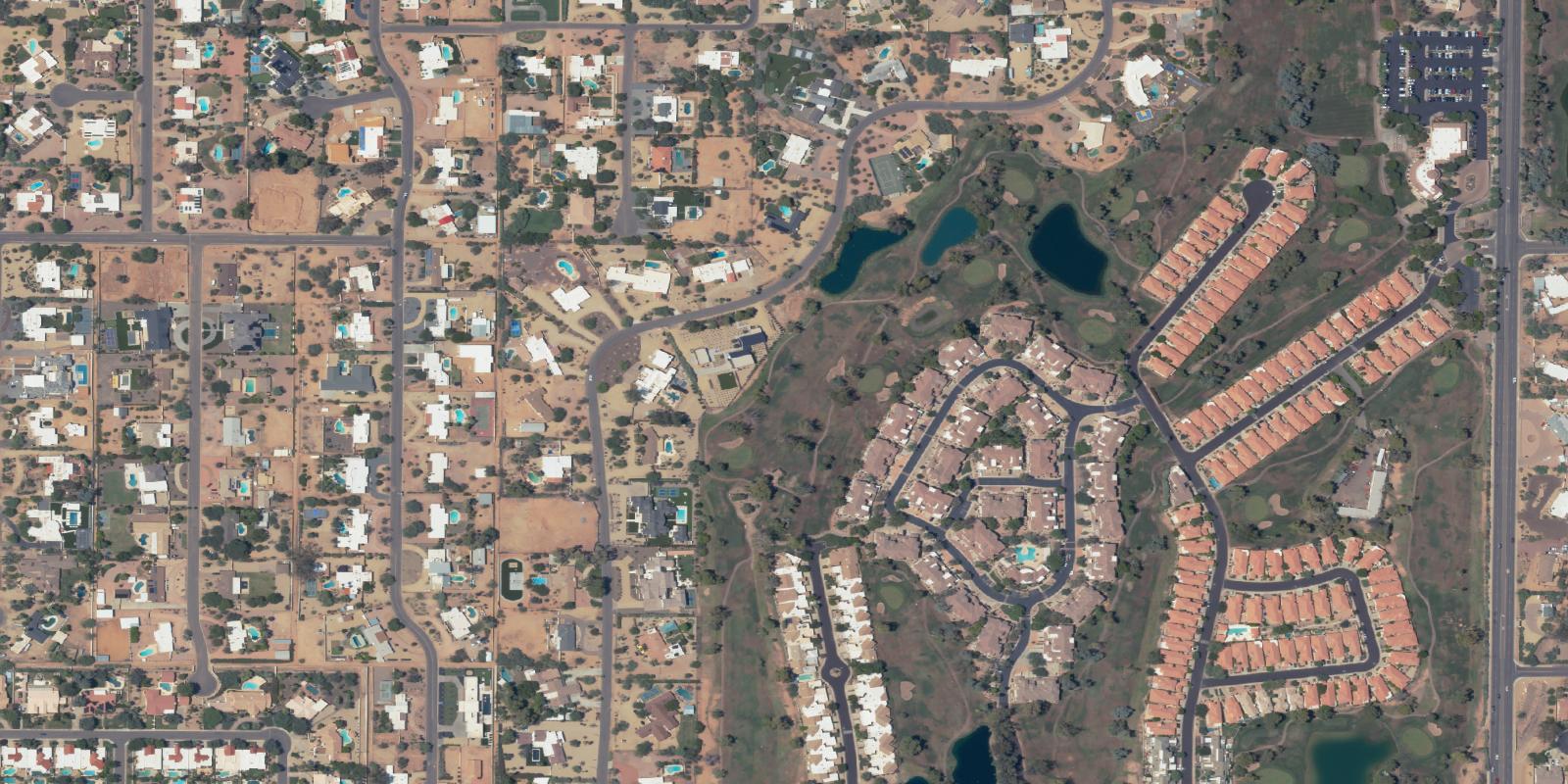 Satellite view of Starfire Golf Club The Mulligan 9