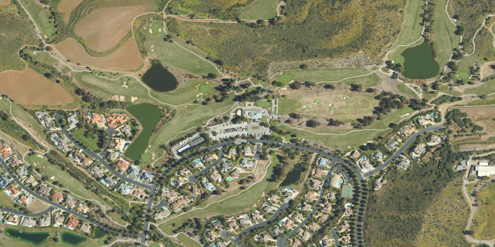 Satellite view of Steele Canyon Golf Club Canyon Vineyard