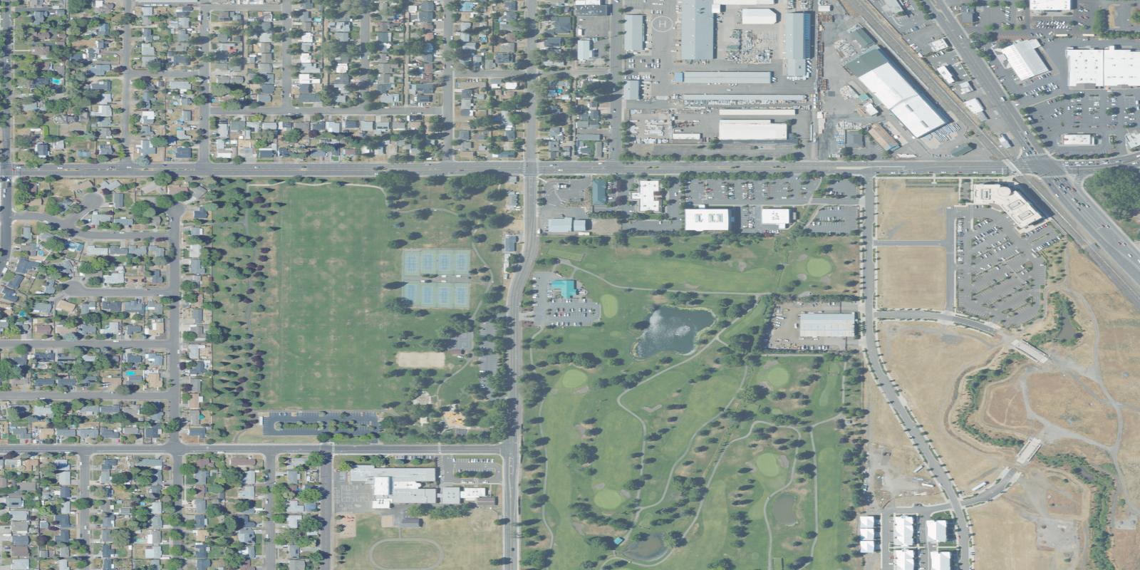 Satellite view of Stewart Meadows Golf Course