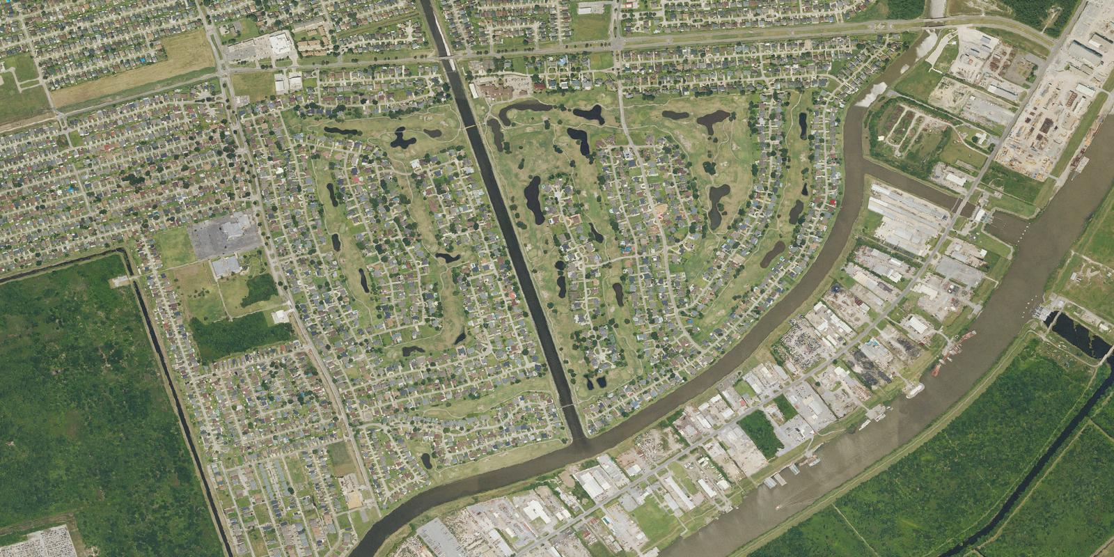 Satellite view of Stonebridge Golf Club of New Orleans - Harvey 9
