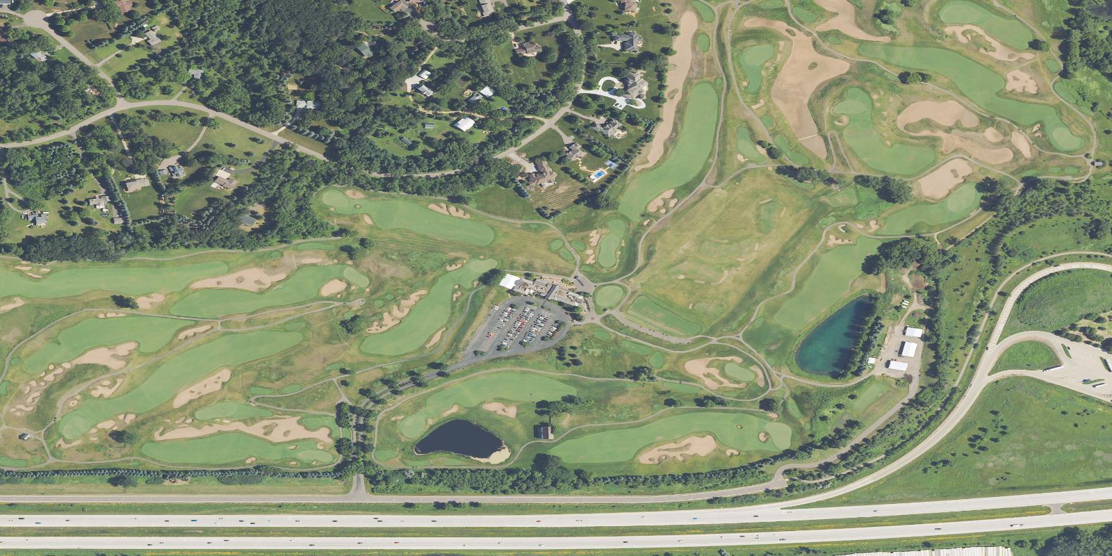 Satellite view of StoneRidge Golf Club