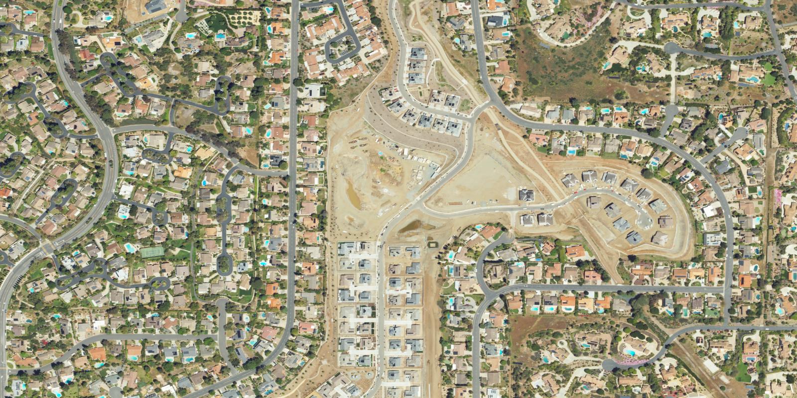 Satellite view of StoneRidge