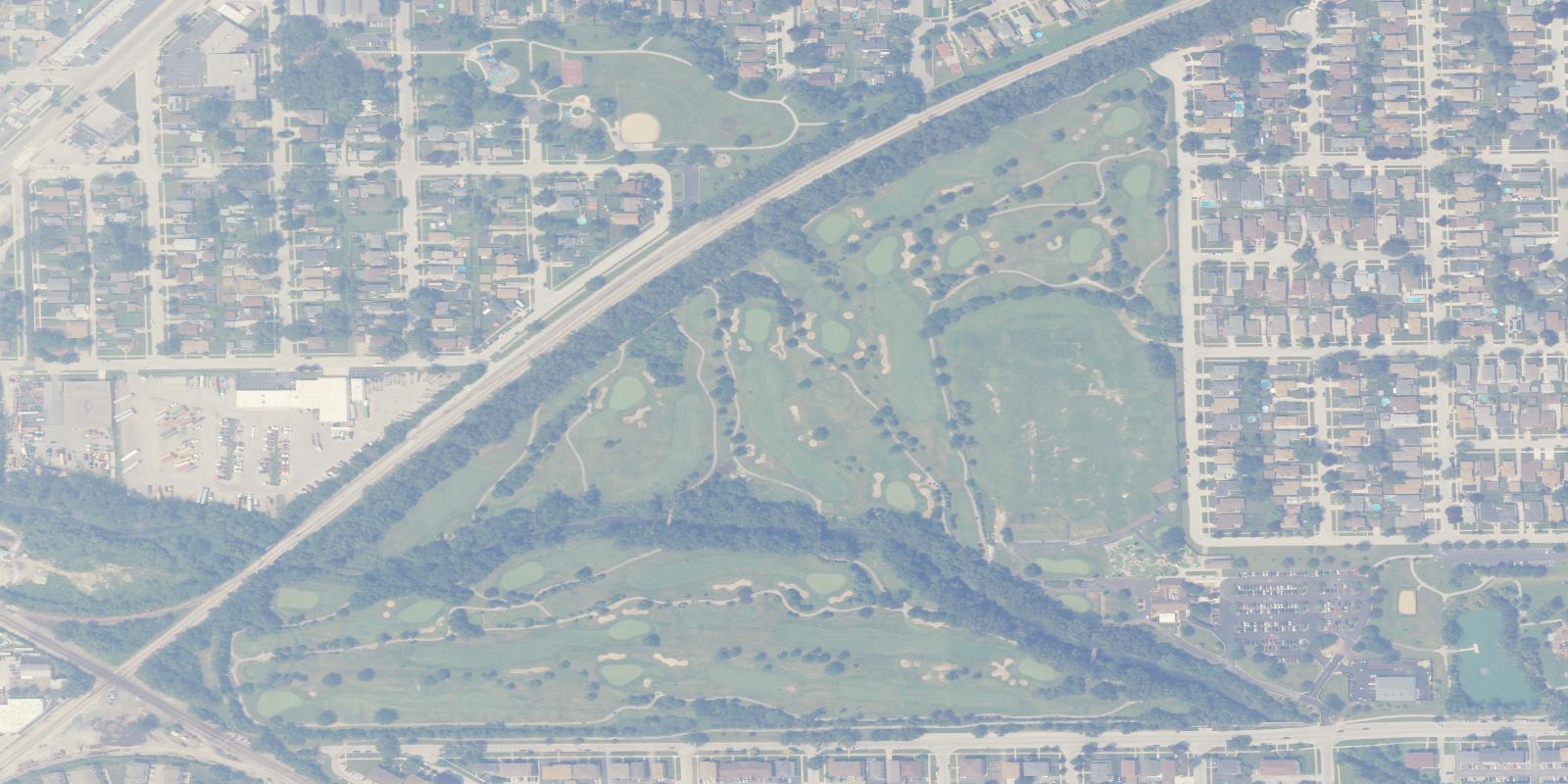 Satellite view of Stony Creek Golf Course