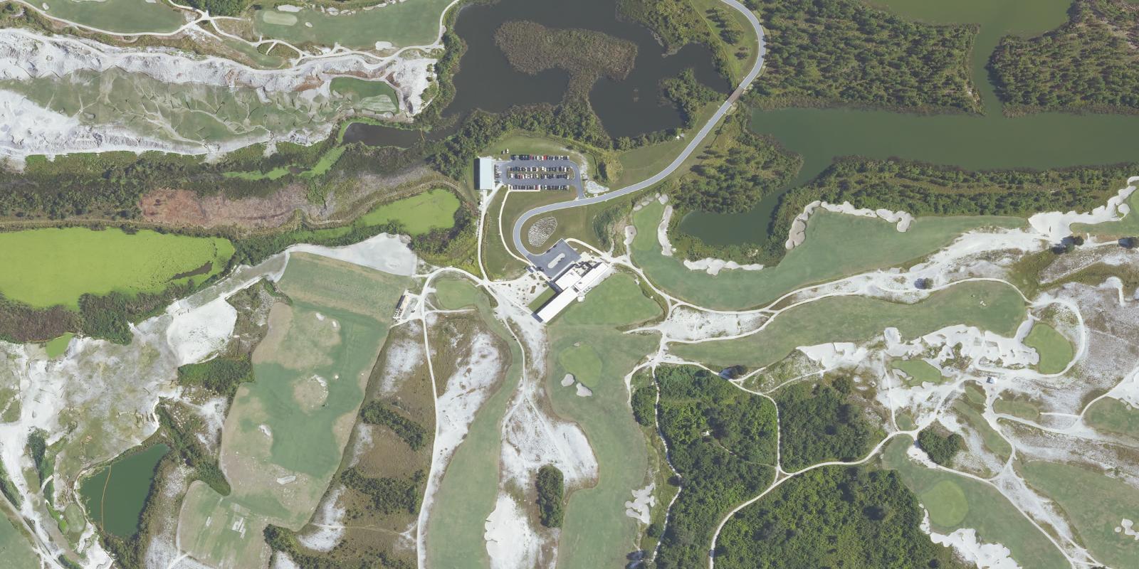 Satellite view of Streamsong Black