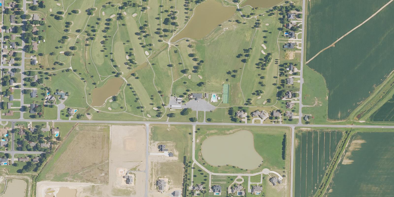 Satellite view of Stuttgart Country Club