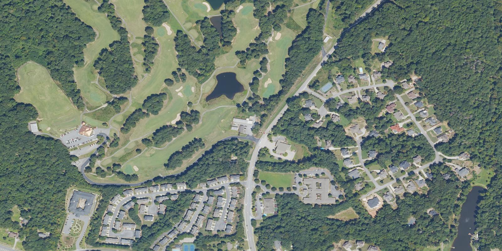 Satellite view of Sugar Hill Golf Club