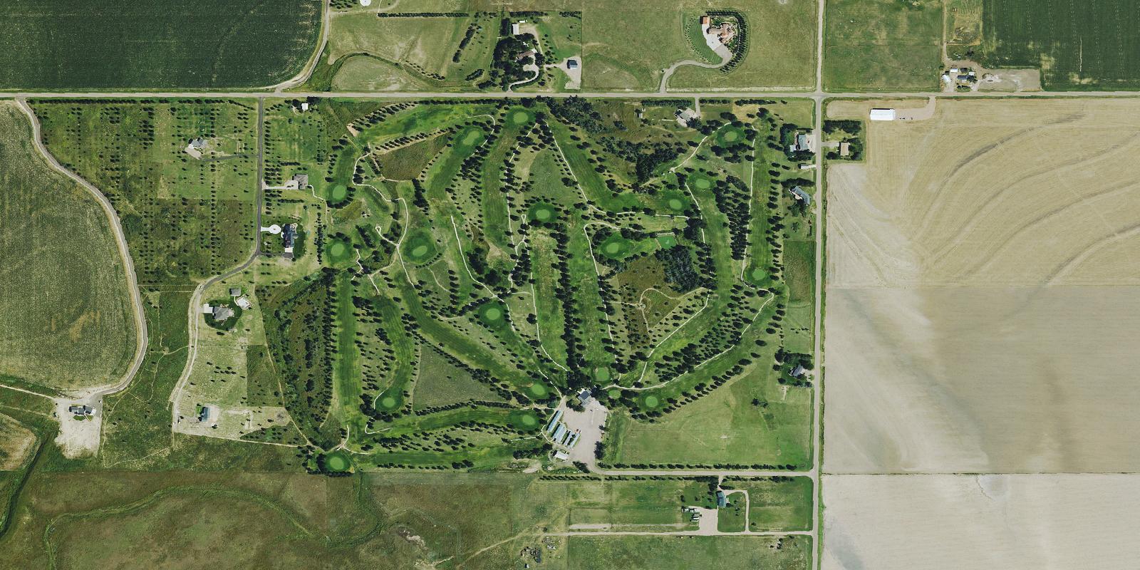 Satellite view of Sugar Hills Golf Club