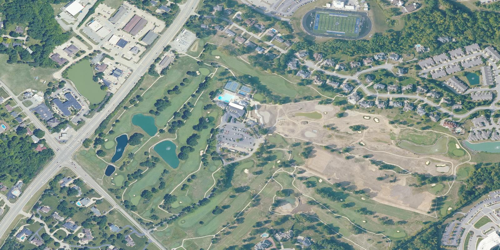 Satellite view of Summit Hills Country Club, Inc.