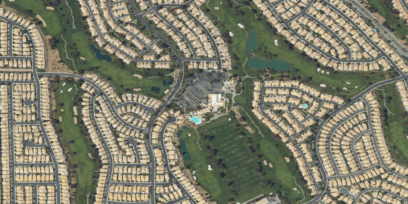 Satellite view of Sun Lakes Country Club Executive Course