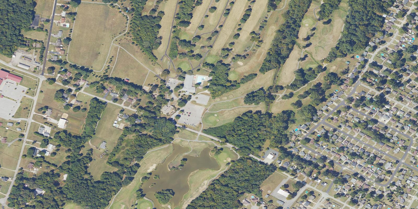 Satellite view of Sun Valley Golf Course