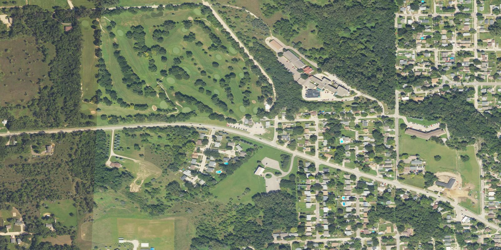 Satellite view of Sun Valley Golf Course