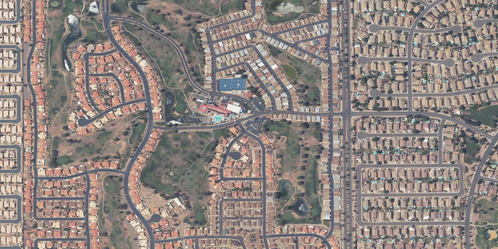 Satellite view of Sunbird Golf Resort