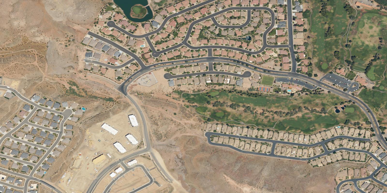 Satellite view of Sunbrook Golf Club Woodbridge Black Rock Course