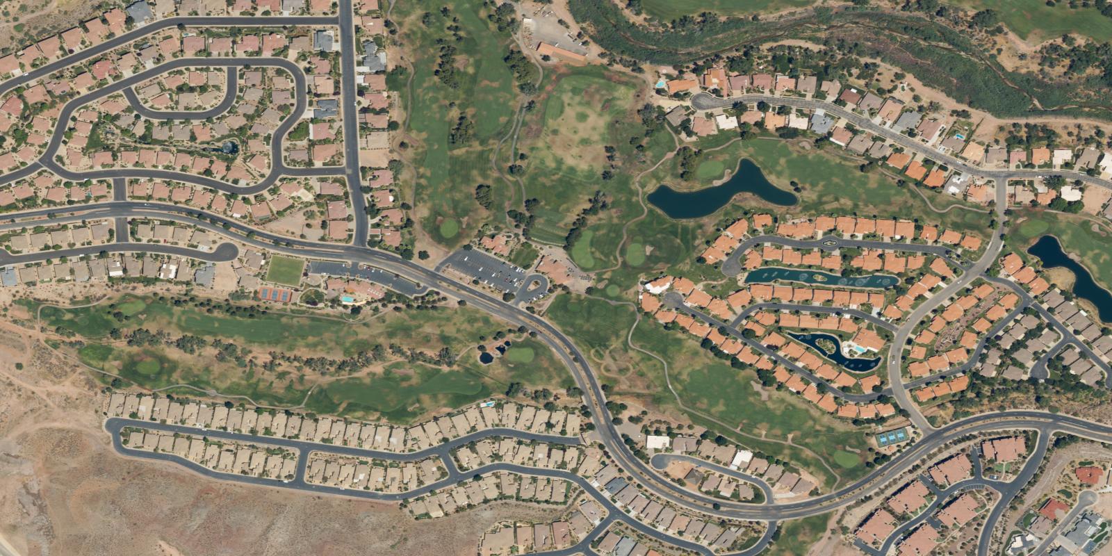 Satellite view of Sunbrook Golf Course