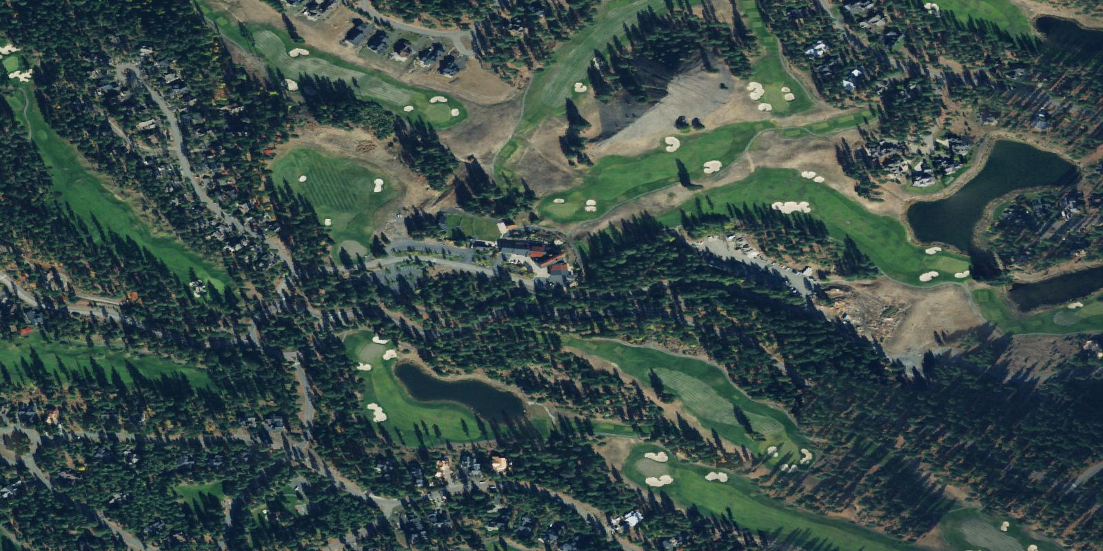 Satellite view of Suncadia Resort- Rope Rider Golf Course