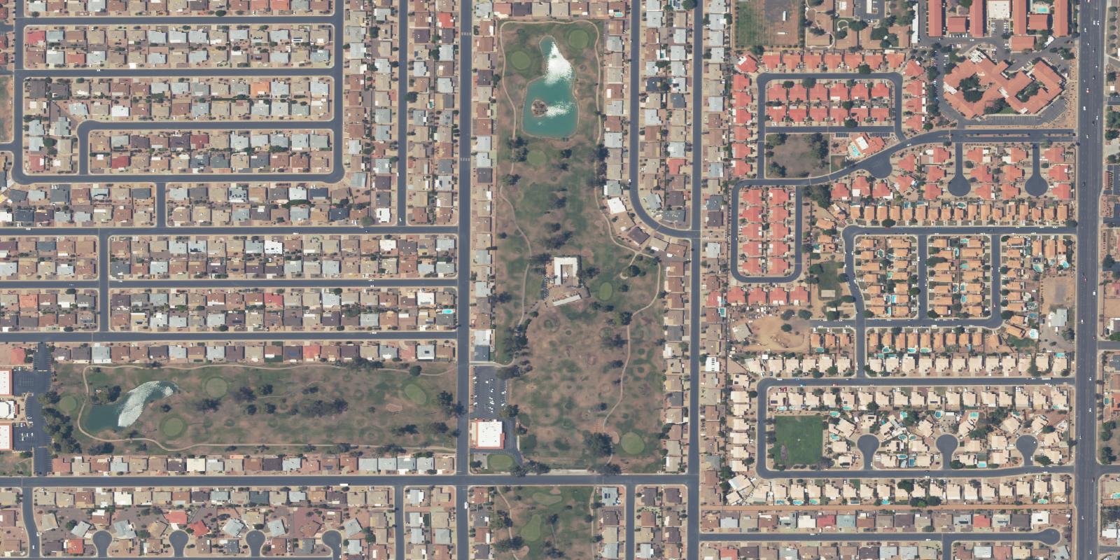Satellite view of Sunland Village Golf Course