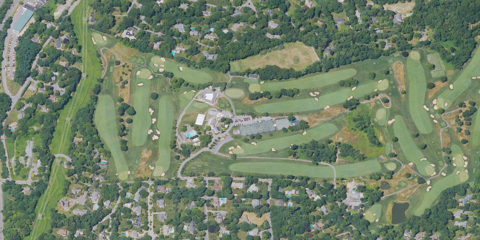 Satellite view of Sunningdale Country Club