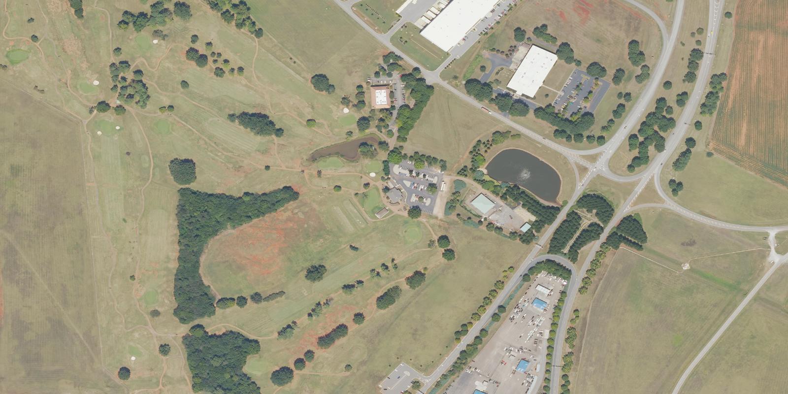 Satellite view of Sunset Landing