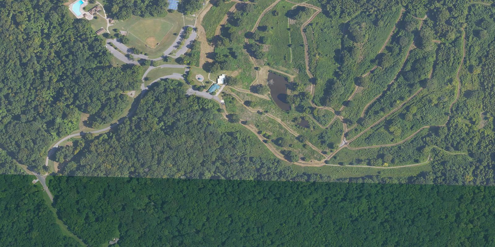 Satellite view of T.O. Fuller State Park Golf Course