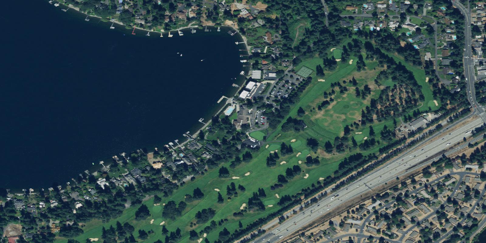 Satellite view of Tacoma Country And Golf Club