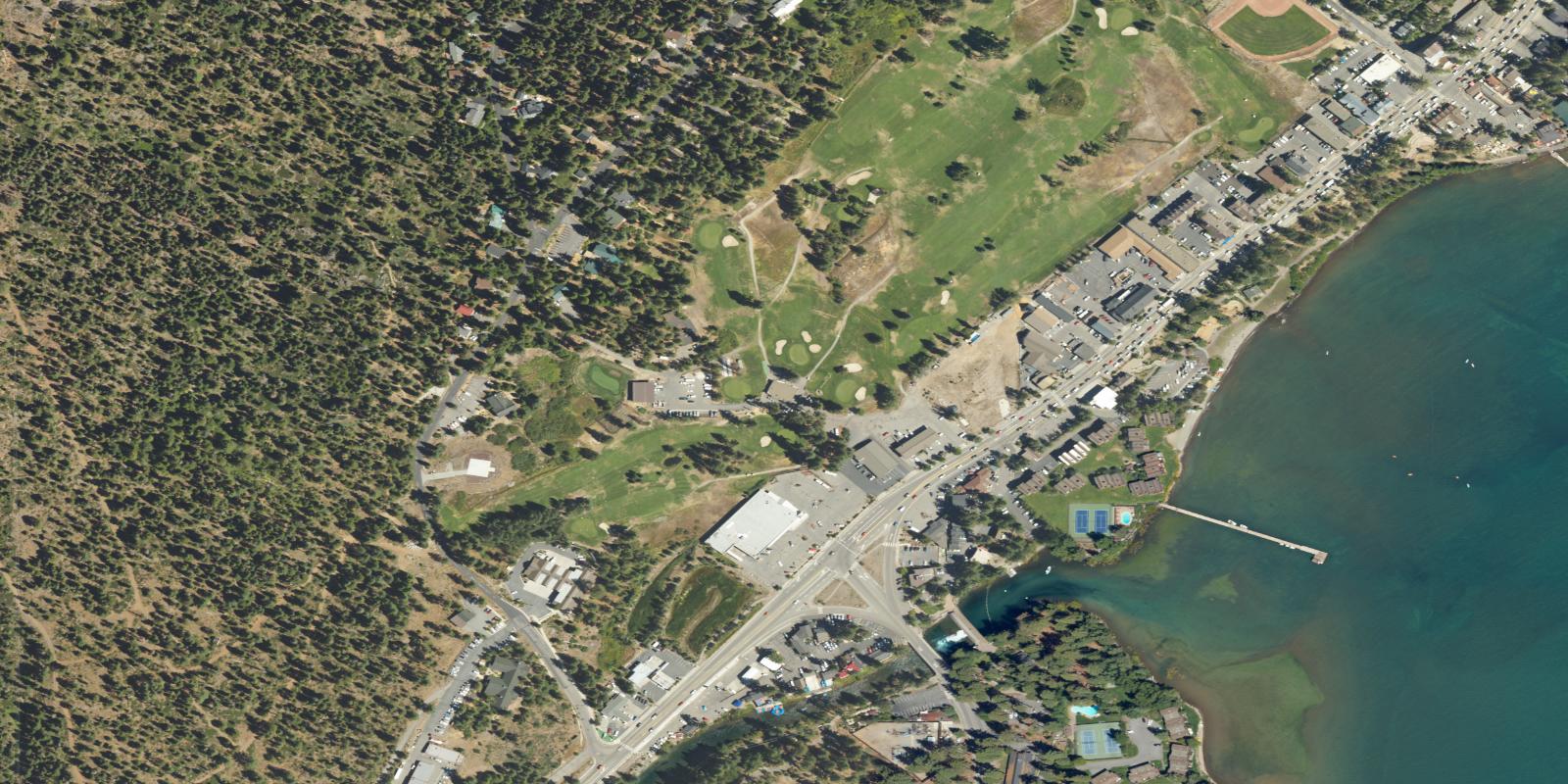 Satellite view of Tahoe City Golf Course