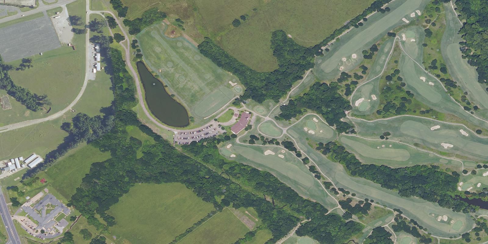 Satellite view of Tamahka Trails Golf Club