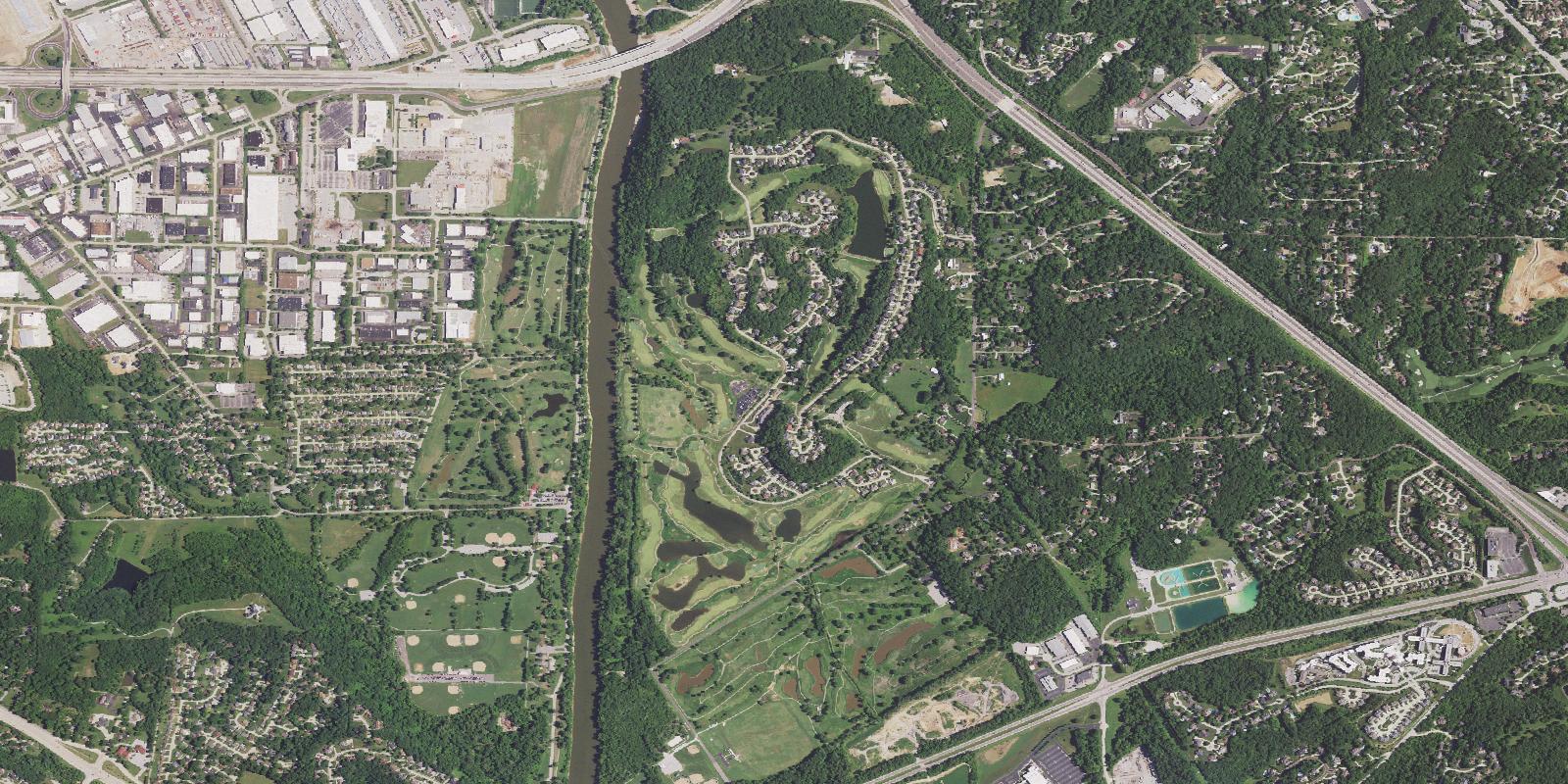Satellite view of Tapawingo National Golf Club