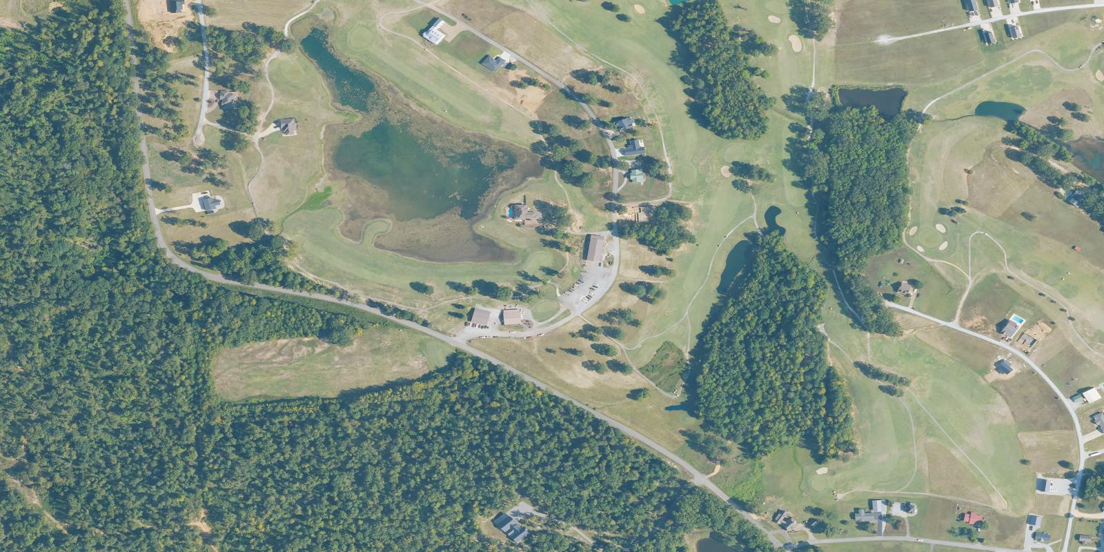 Satellite view of Tennessee River Golf Club