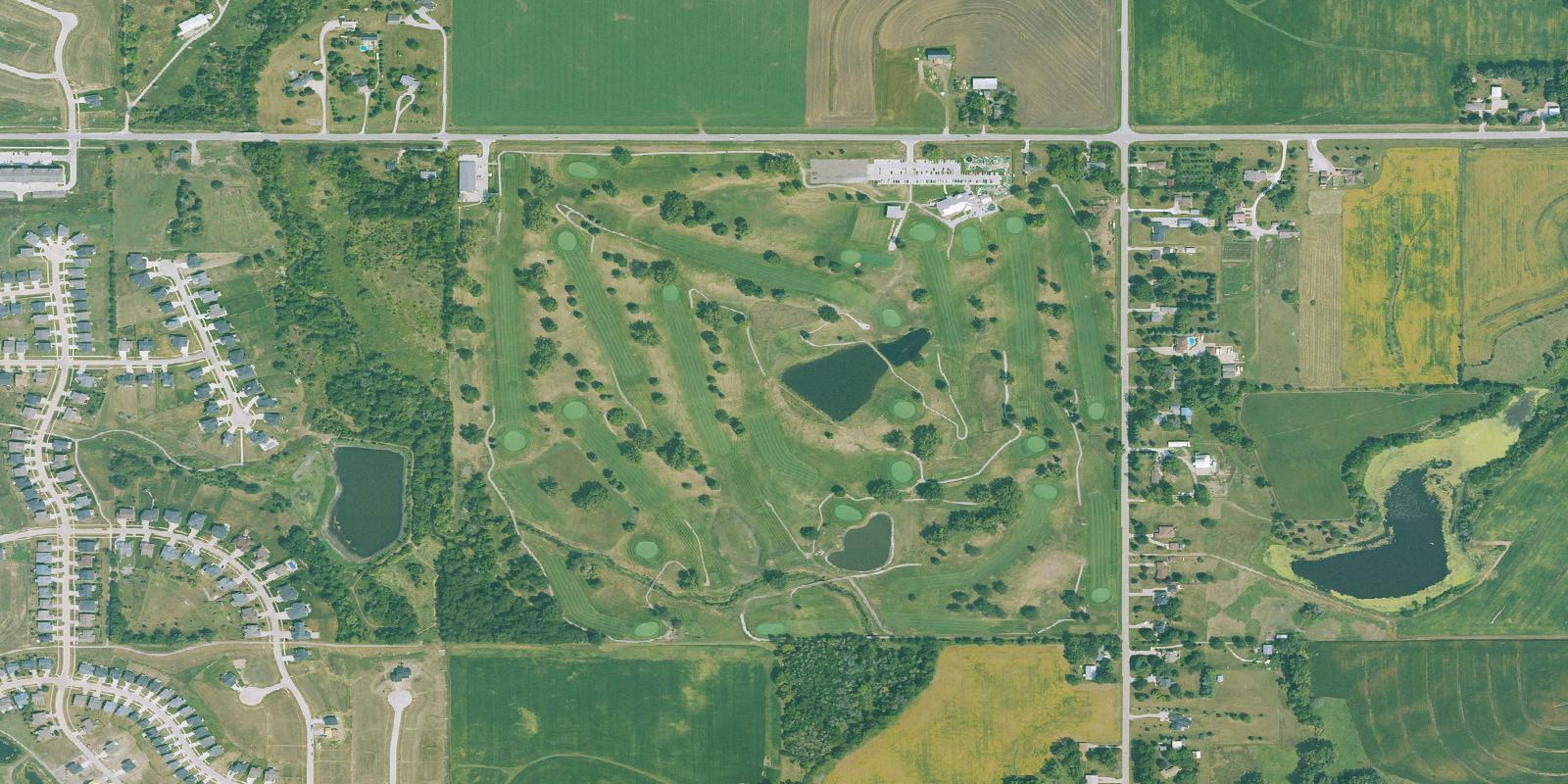 Satellite view of Terrace Hills Golf Course