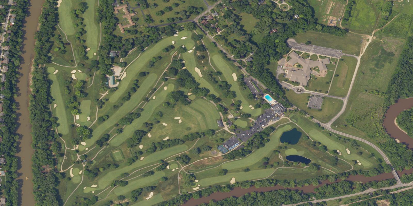 Satellite view of Terrace Park Country Club