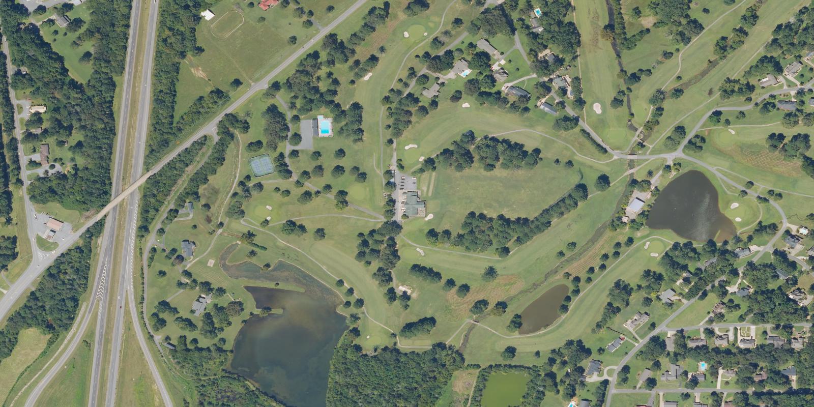 Satellite view of Terrapin Hills Country Club