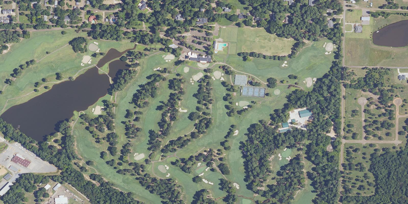 Satellite view of Texarkana Country Club