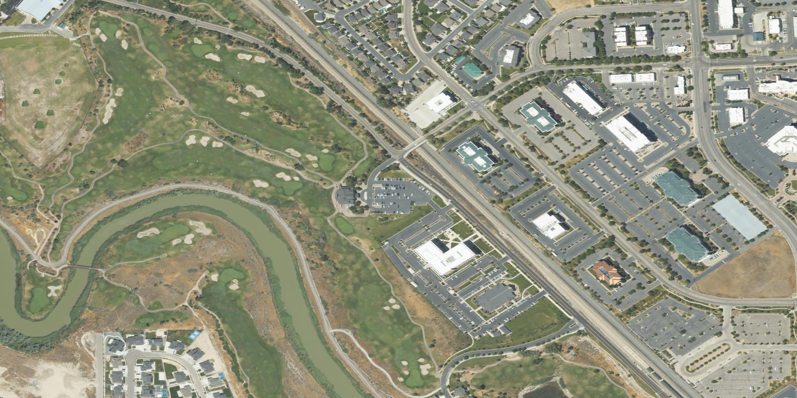 Satellite view of Thanksgiving Point Golf Club
