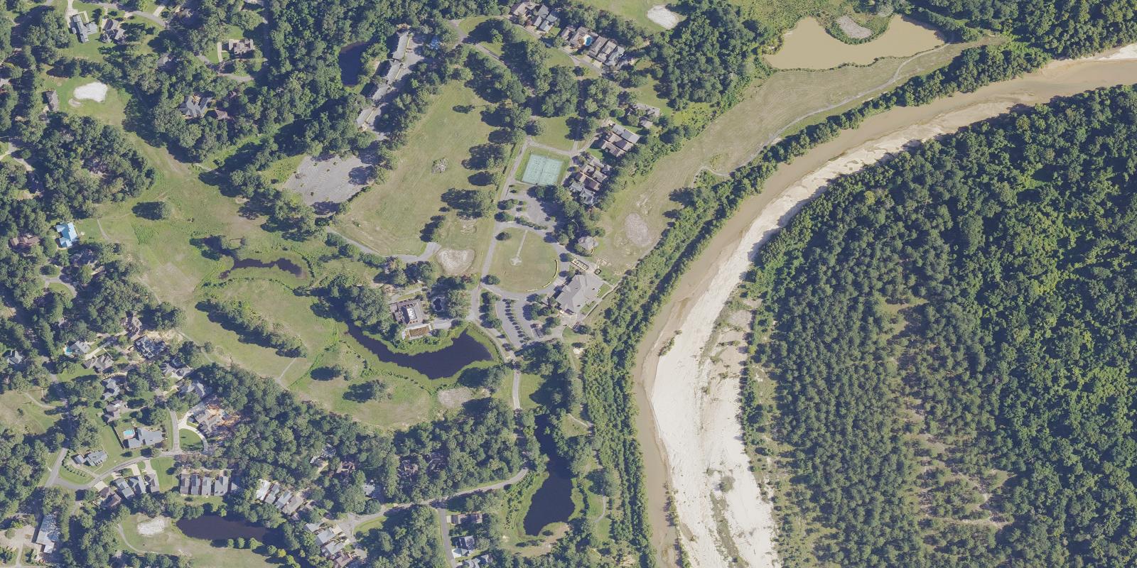 Satellite view of The Bluffs on Thompson Creek