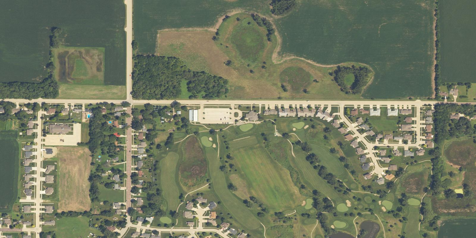 Satellite view of The Bluffs