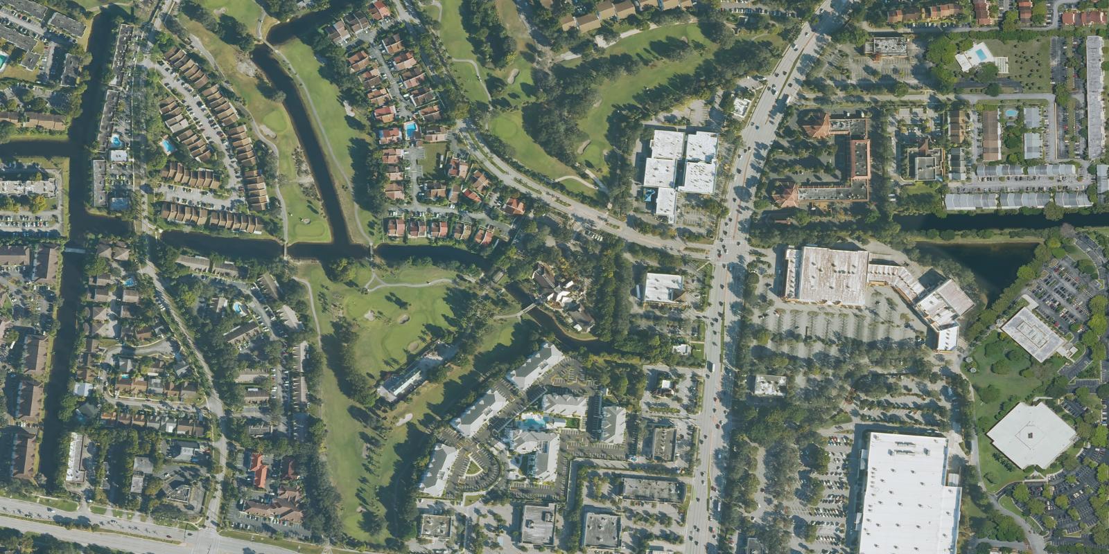 Satellite view of The Bridges at Springtree Golf Club