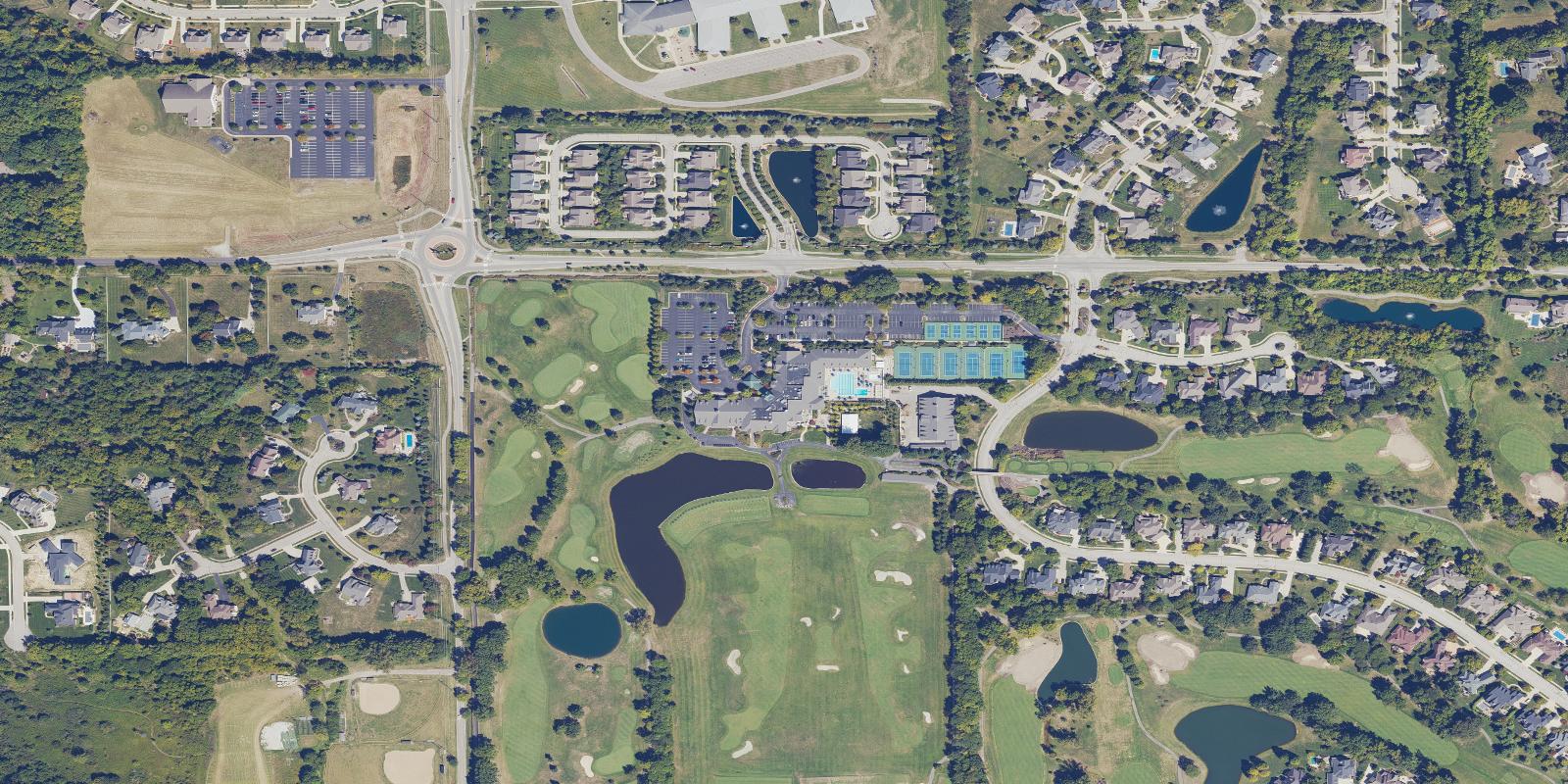 Satellite view of The Bridgewater Club